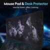 Anti-slip-World-Map-Pattern-Large-Gaming-Mouse-Pad-Keyboard-Mat-Desk-Mousepad