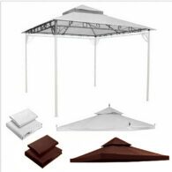 10/12 ft Canopy Top Replacement Patio Gazebo Outdoor Sunshade Tent Replace Cover