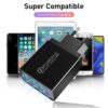 GTWIN USB Charger Quick Charge 3.0 EU US Plug Mobile Phone Adapter For iPhone Samsung Xiaomi Smartphone Tablet Fast Wall Charger