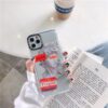 Luxury Art Letter Label Phone Case For iphone 11 Pro Max 7 8 plus Back Cover For iphone X XR XS Max Transparent Soft Case Funda