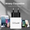 QGEEM QC 3.0 USB Charger Fiber Drawing Quick Charge 3.0 Fast Charger Portable Phone Charging Adapter for iPhone Xiaomi Mi9 EU US 7